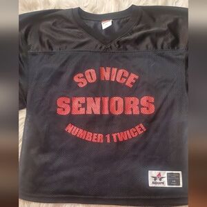 Black Mesh "Seniors" Jersey